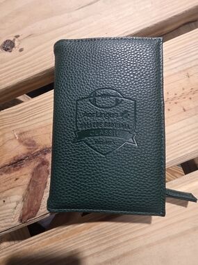 Aer Lingus College Football Classic Shamrock green faux leather wallet